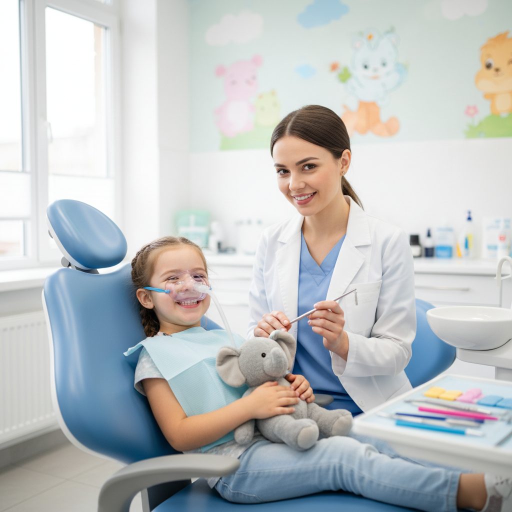Pediatric Dental Care Under Laughing Gas in Netanya