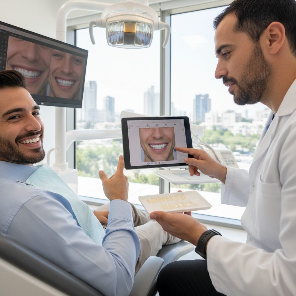 Hollywood Smile · design du sourire à Agrobank, Holon