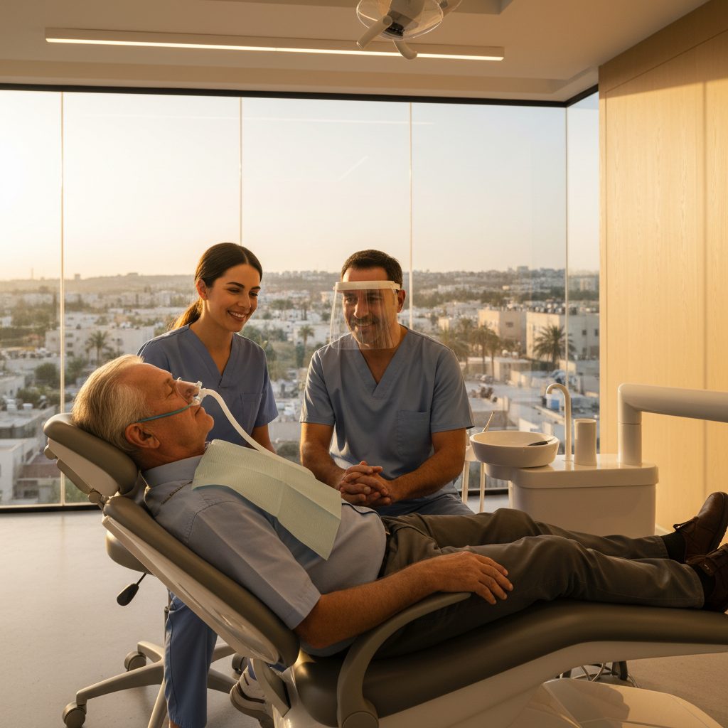 Soins sans douleur · sédation à Nahariya