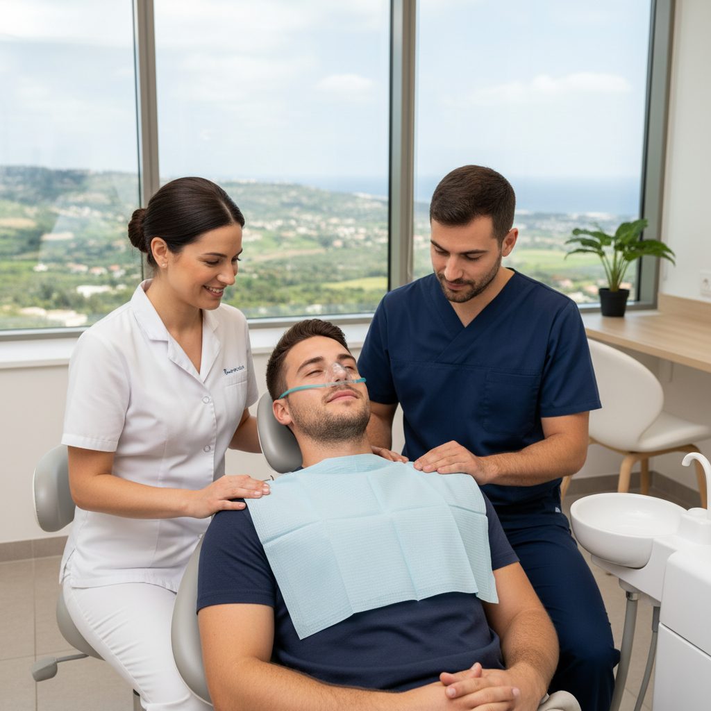 Soins sans douleur · sédation à Harish