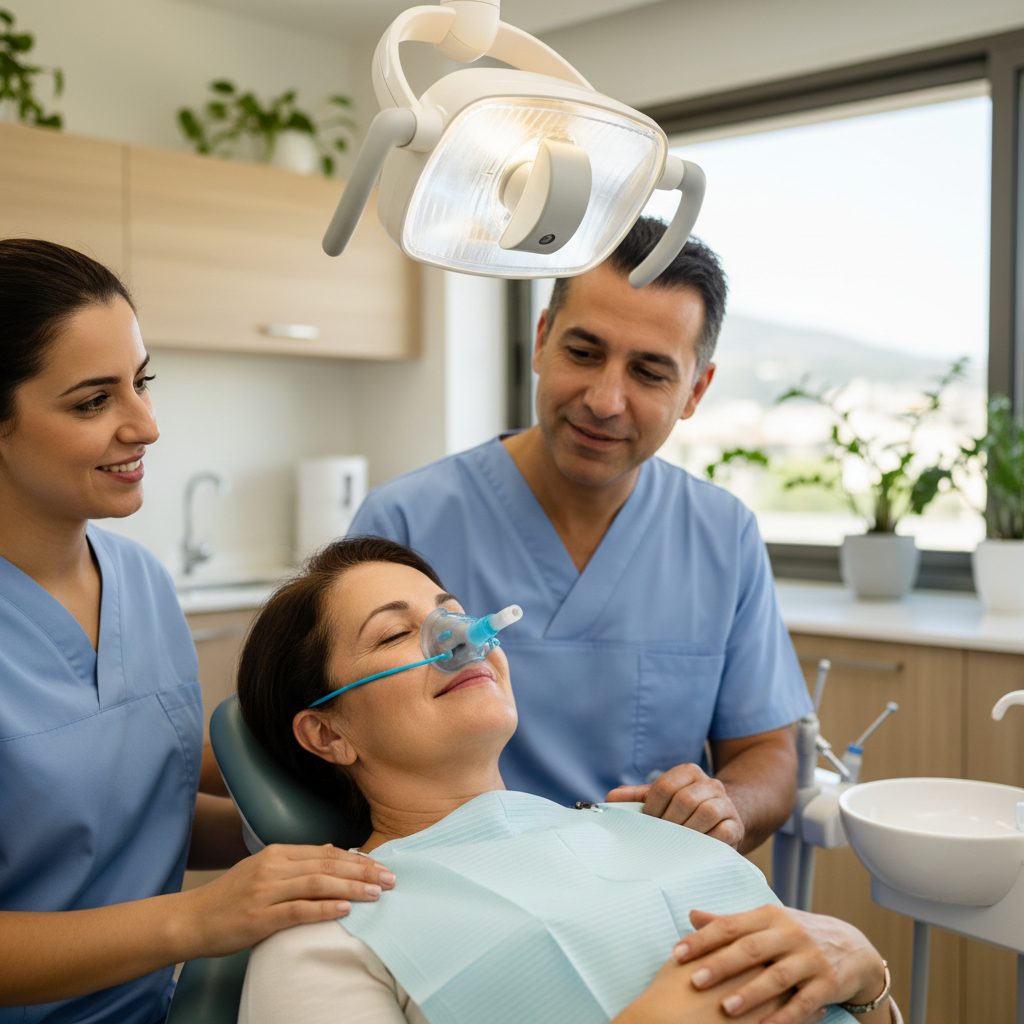 Soins sans douleur · sédation à Harish